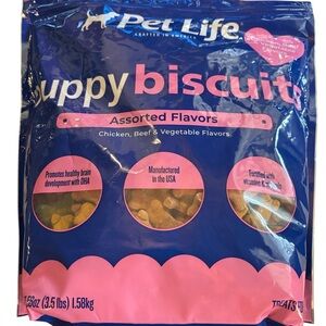 Pet Life Puppy Biscuits - Blue and Pink Package